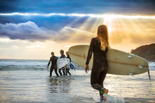 Surfe in Australien mit AIFS
